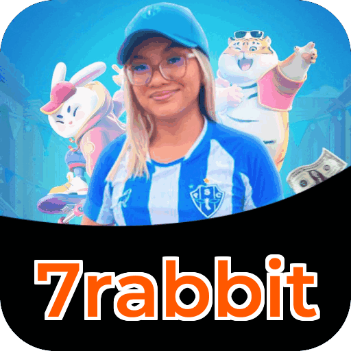 Passo a passo visual mostrando processo de download e instalação do aplicativo 7rabbit